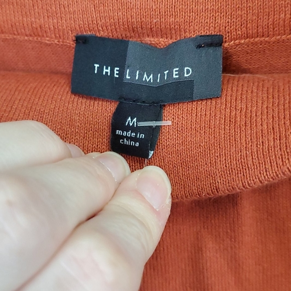 The Limited burnt orange,  off shoulder top - Picture 3 of 5